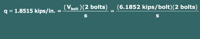 Bolt spacing in built-up steel beam